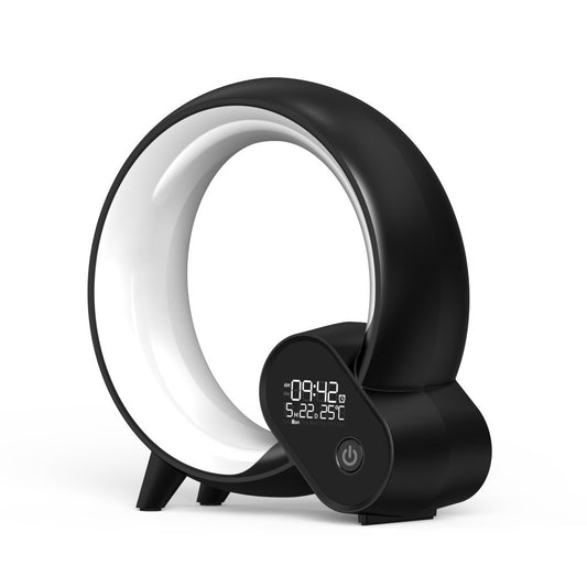 Elegant Q Style with Atmosphere RGB Light & Digital Display Alarm Clock With Intelligent Wake-up