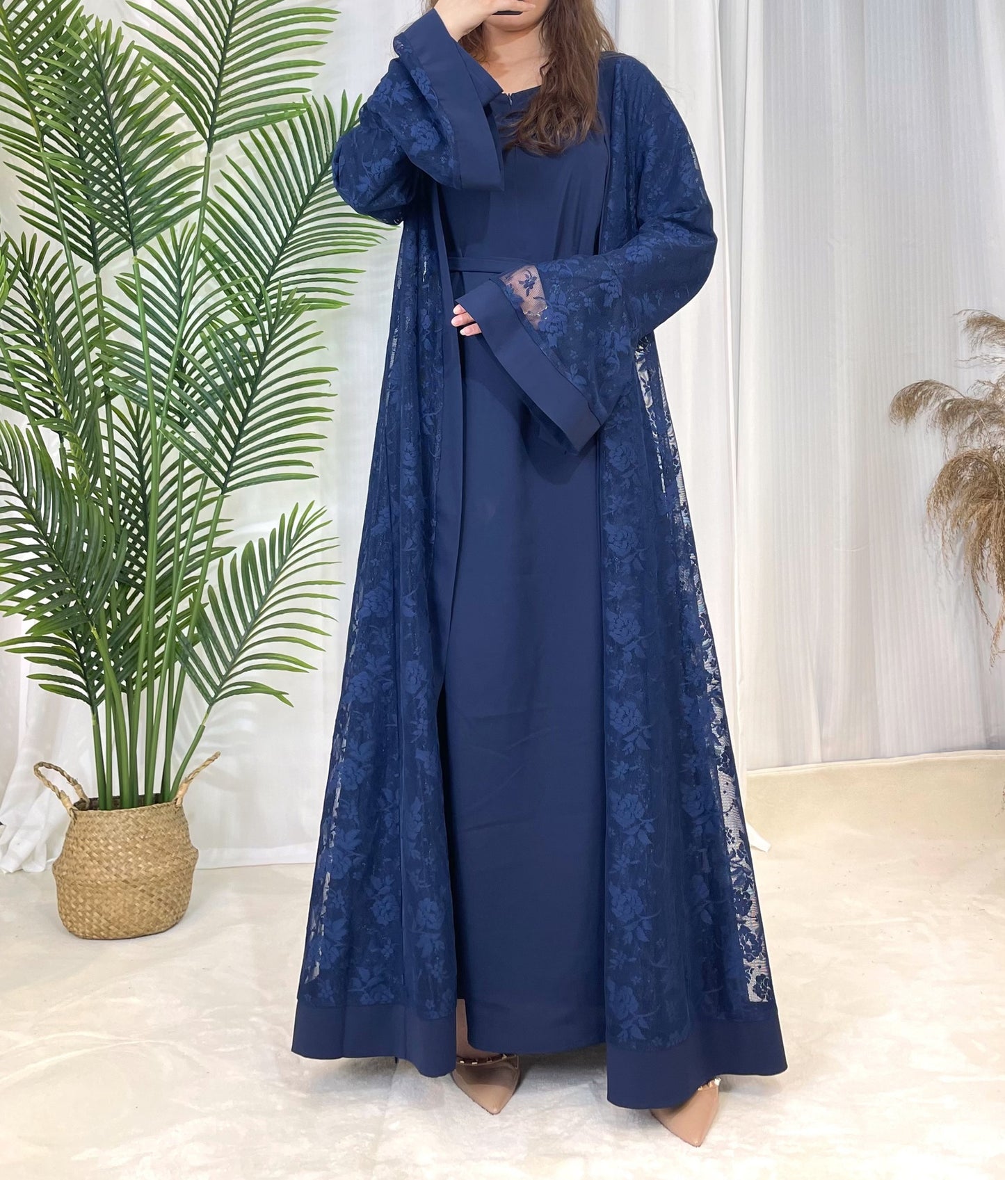 Luxury Flower Design Modern Abaya (Burkha,Kaftan) For Women