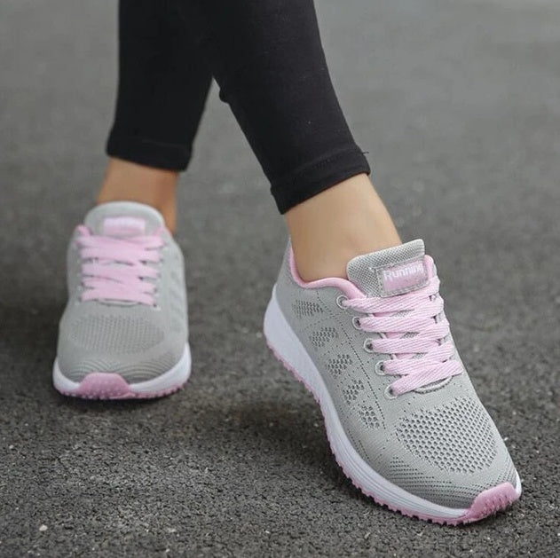 Lace-up Flat Casual Women Sports Sneakers