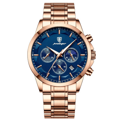 Classic Business Mechanical Men's Quartz Wrist Watch
