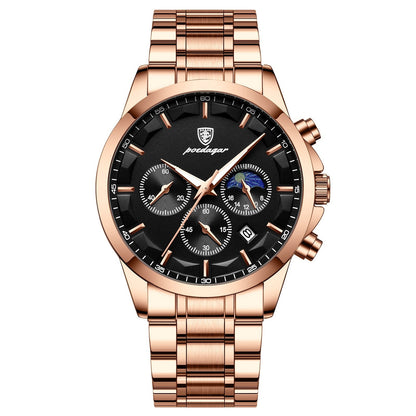 Classic Business Mechanical Men's Quartz Wrist Watch