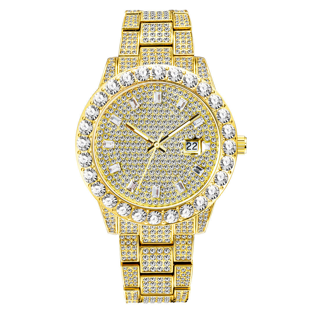 Elegant Pendant Large Dial Wrist Watch for Women