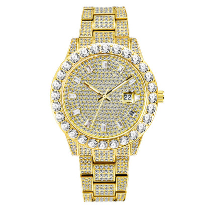 Elegant Pendant Large Dial Wrist Watch for Women