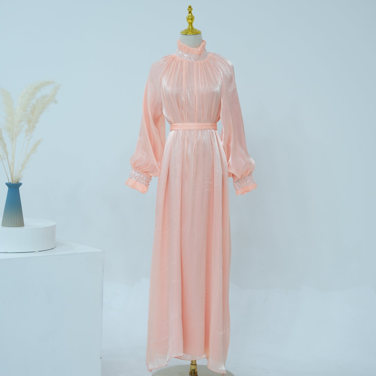 Luxurious & Exquisite Puff Sleeve Abaya (Burkha,kaftans) For Women
