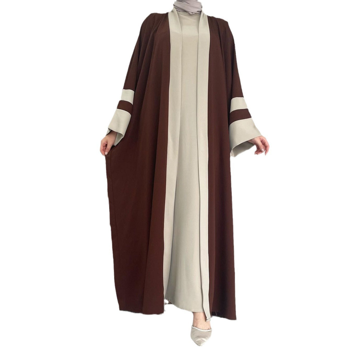 Iranian Long Two-piece Suit Abaya (Burkha,kaftans) For Women