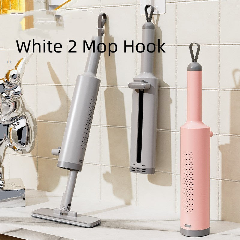 Multipurpose 180° Rotatable Self-Squeeze Mini Mop With Crevice Brush And Flat Squeeze Mop