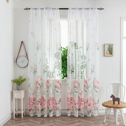 Modern Mesh Bedroom Light Transmission Decorative Curtain