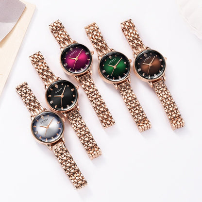 Elegant Women Casual Romantic Wrist Watch With  Alloy Strap