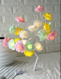 Elegant Rose Tree Lamp For Home Decor & Gifting