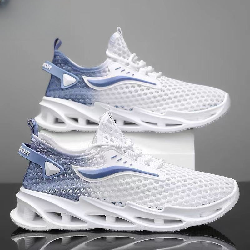 Men's Lace-up Sports Sneakers Fashion Hollow-Sole