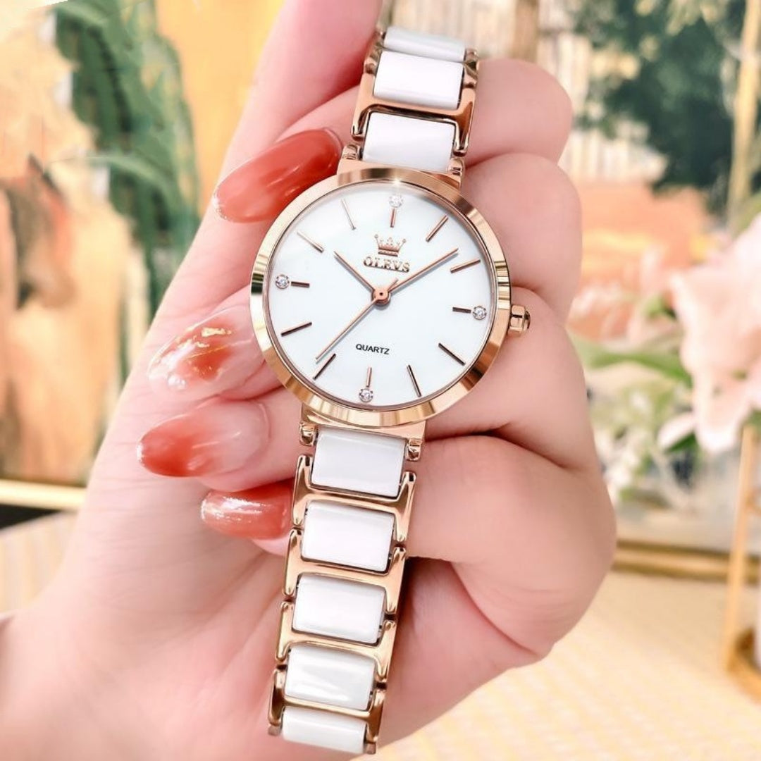 Zirconium Women's Quartz Niche High-end Watch