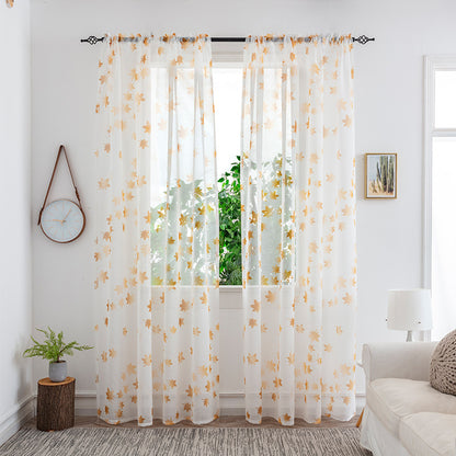 Modern Mesh Bedroom Light Transmission Decorative Curtain