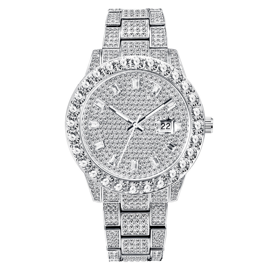 Elegant Pendant Large Dial Wrist Watch for Women