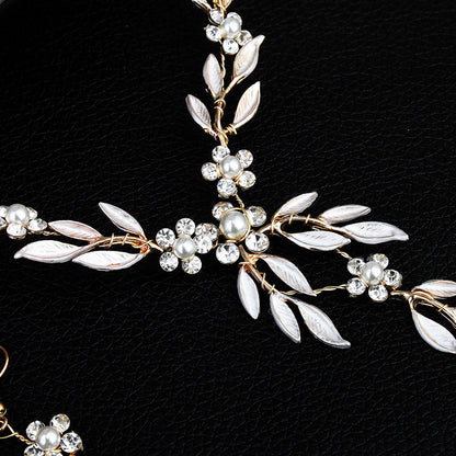 Bridal Elegant three-piece European and American Style jewelry Set