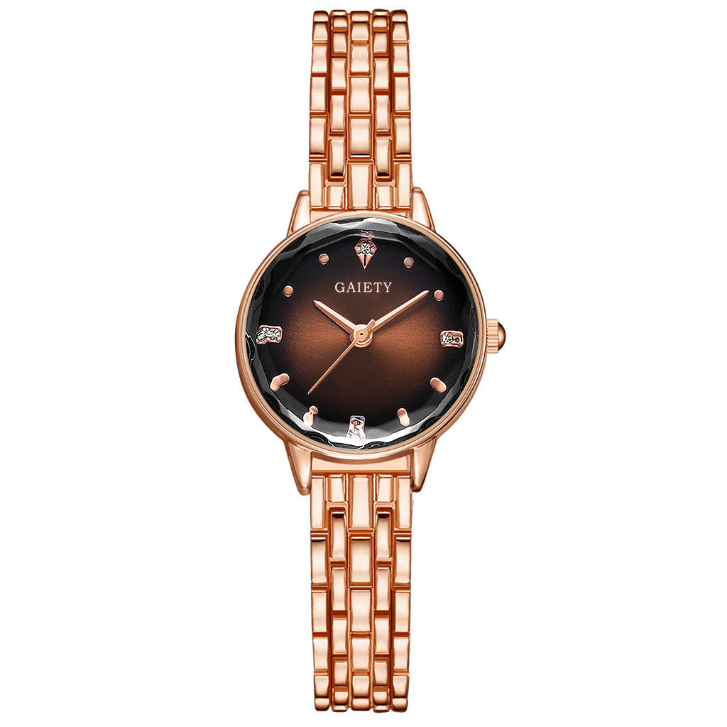 Elegant Women Casual Romantic Wrist Watch With  Alloy Strap