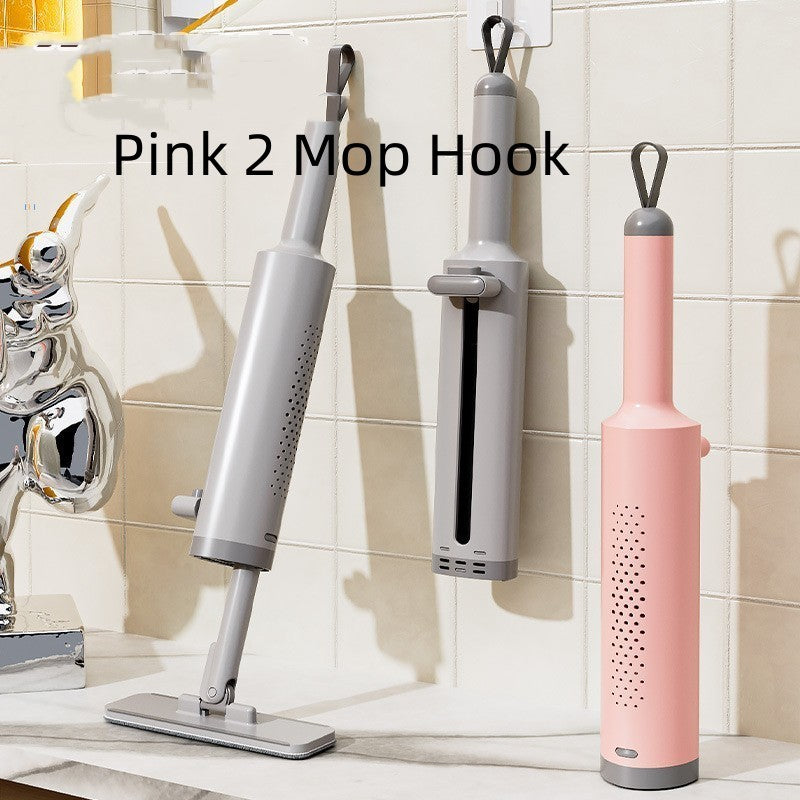 Multipurpose 180° Rotatable Self-Squeeze Mini Mop With Crevice Brush And Flat Squeeze Mop