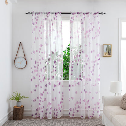 Modern Mesh Bedroom Light Transmission Decorative Curtain