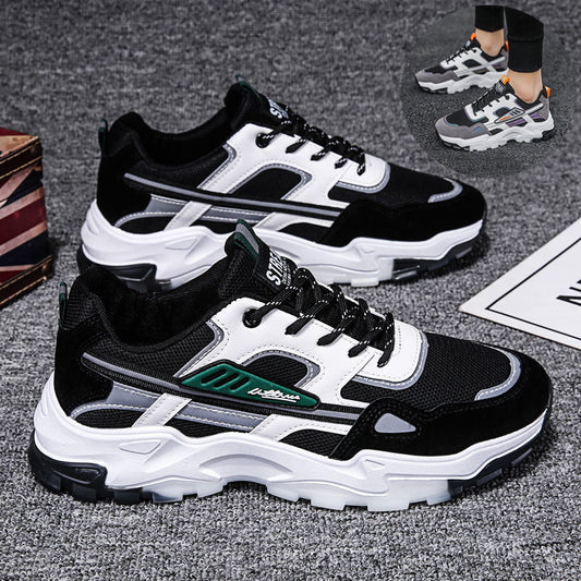 Lace-up Sneakers Men's Outdoor Breathable Casual Lightweight Sneaker's