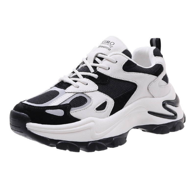 Trifle & Retro Color Matching Versatile Sneakers For Women