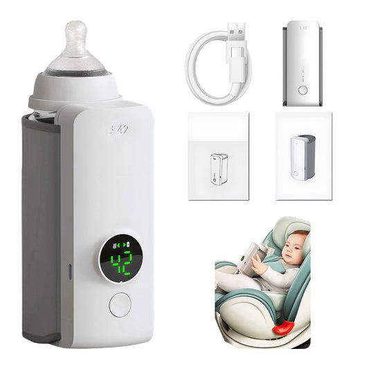 Portable Wireless Baby Milk Warmer And Heating Bag Universal Bottle Insulation Sleeve & Rechargeable