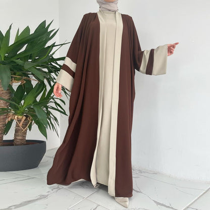 Iranian Long Two-piece Suit Abaya (Burkha,kaftans) For Women
