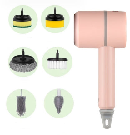 Multi-Functional Electric Cleaning Brush For Dishwashing & Bathroom Cleaning