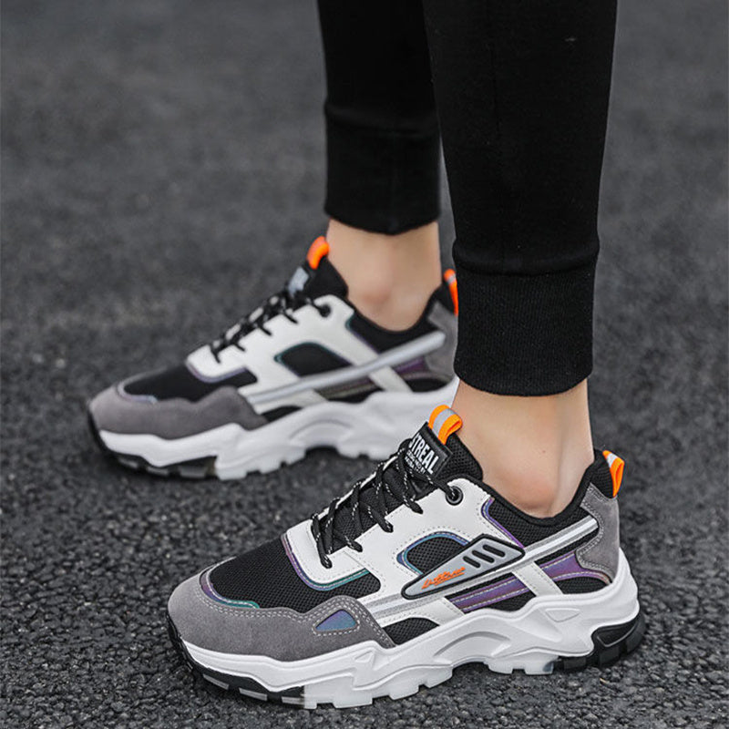 Lace-up Sneakers Men's Outdoor Breathable Casual Lightweight Sneaker's