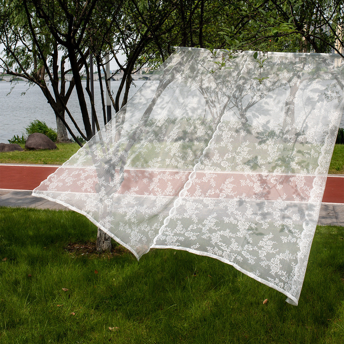 Vintage Lace Half Shade Curtain