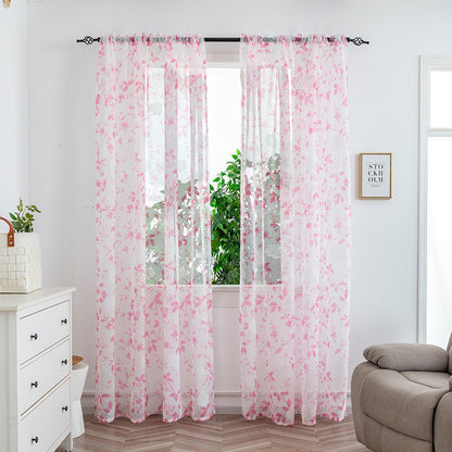 Modern Mesh Bedroom Light Transmission Decorative Curtain