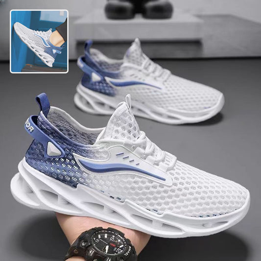 Men's Lace-up Sports Sneakers Fashion Hollow-Sole