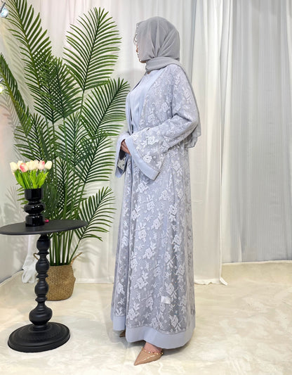 Luxury Flower Design Modern Abaya (Burkha,Kaftan) For Women