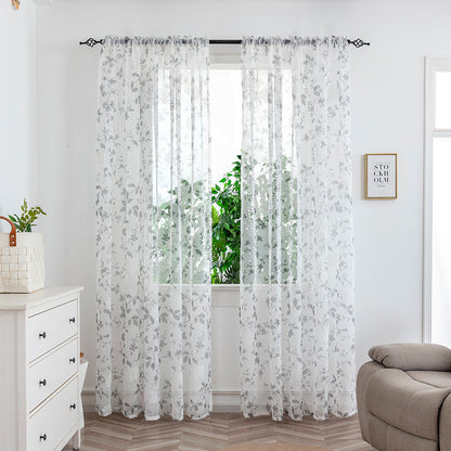 Modern Mesh Bedroom Light Transmission Decorative Curtain