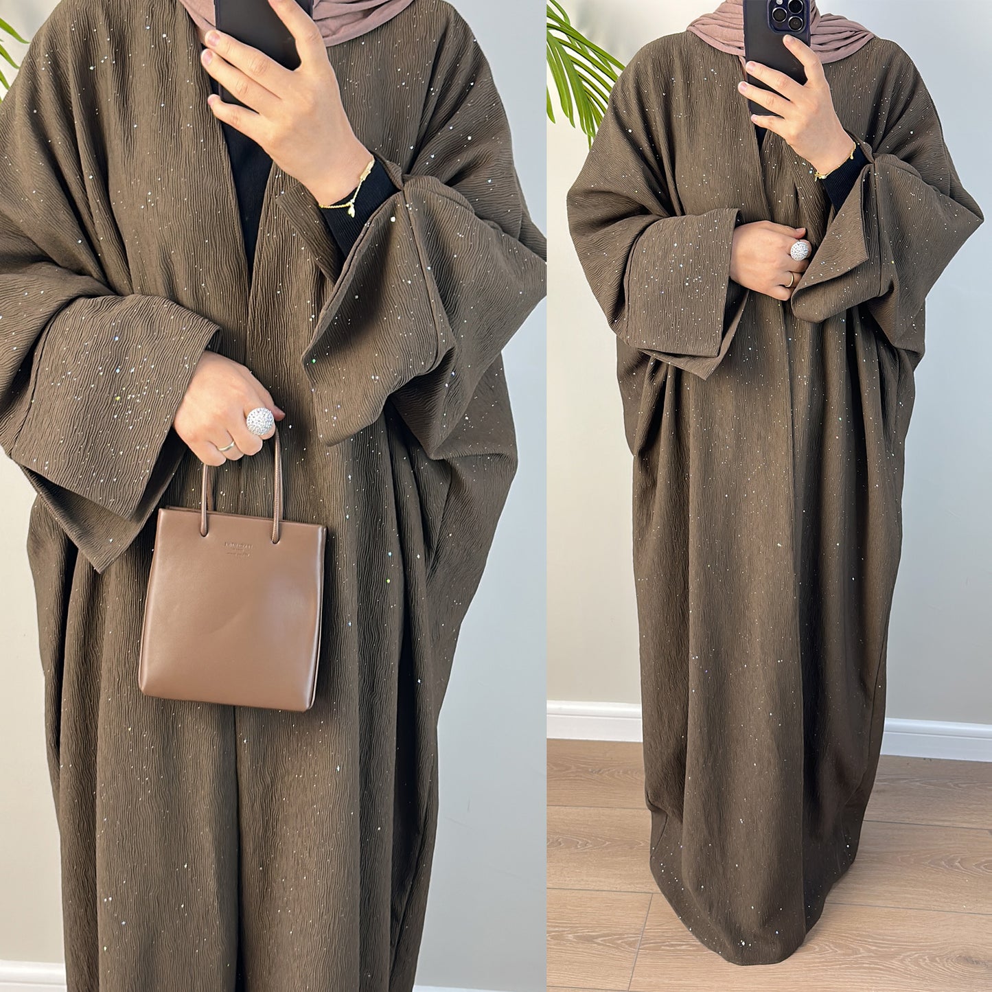Fancy Elegant Dubai Middle-East Thickening Abaya ( Burkha,Kaftans) For Women