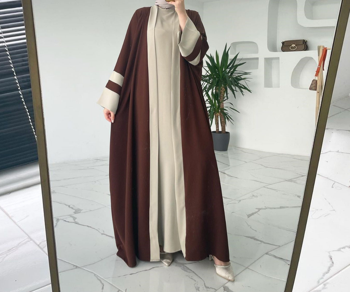 Iranian Long Two-piece Suit Abaya (Burkha,kaftans) For Women