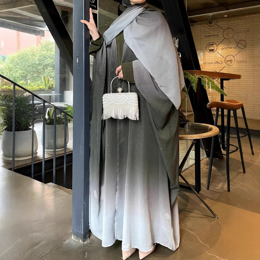 Galaxy & Gradient Design Abaya (Burkha,kaftan) For Women