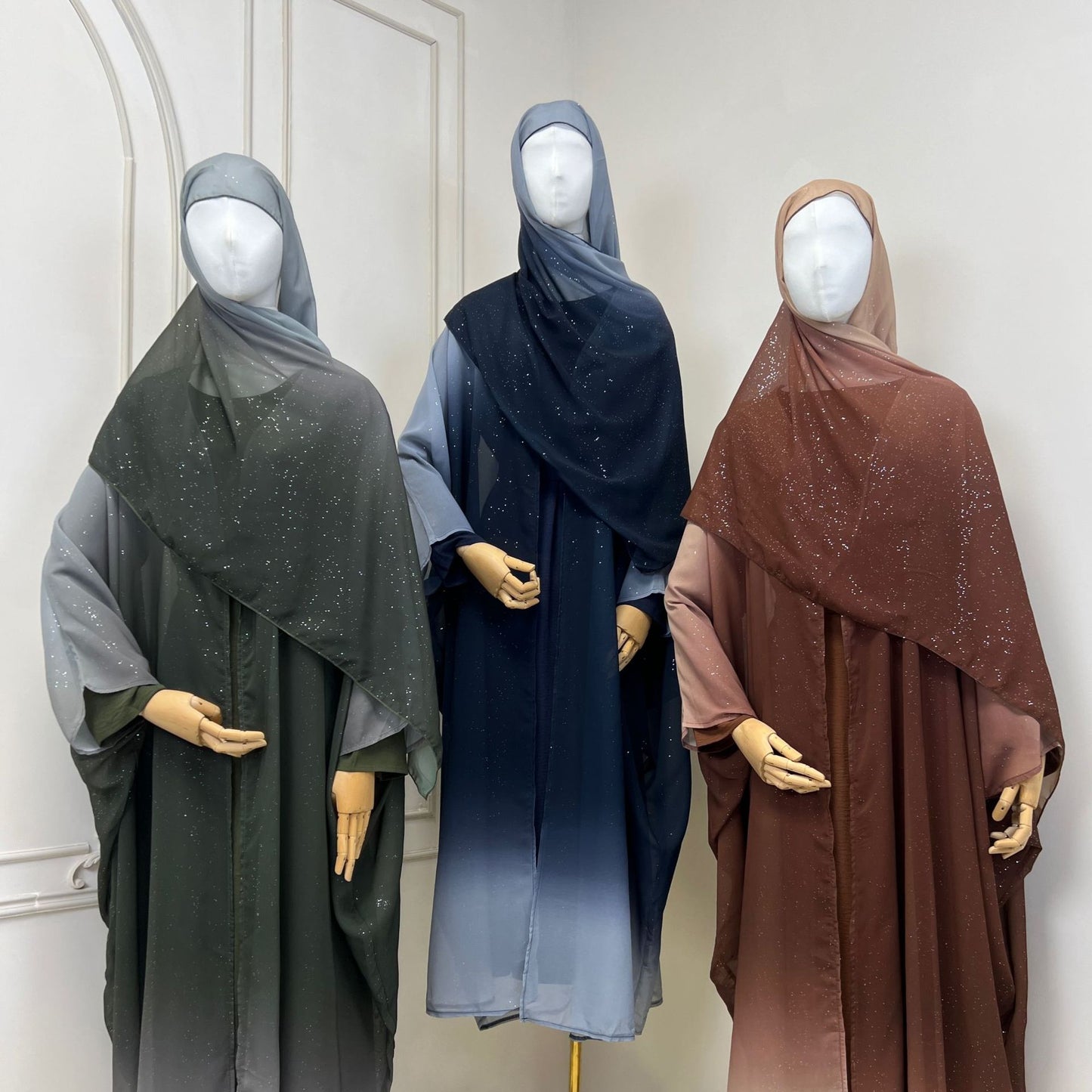 Galaxy & Gradient Design Abaya (Burkha,kaftan) For Women