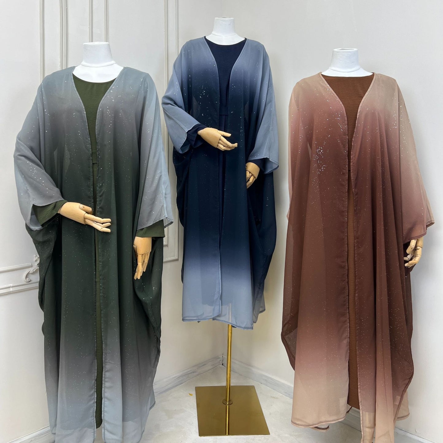 Galaxy & Gradient Design Abaya (Burkha,kaftan) For Women