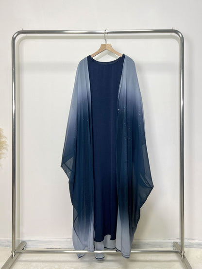 Galaxy & Gradient Design Abaya (Burkha,kaftan) For Women