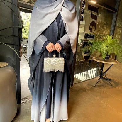 Galaxy & Gradient Design Abaya (Burkha,kaftan) For Women
