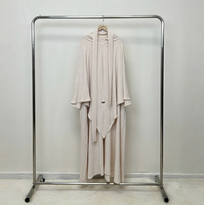 Iranian Two-piece Headscarf & Abaya (Burkha,kaftan) For Women