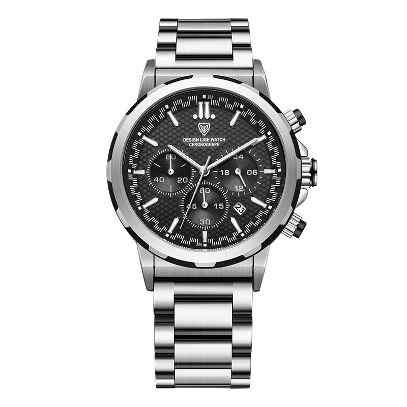 Classic Chronograph Classic Multifunctional with Luminous And Waterproof Watch