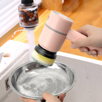 Multi-Functional Electric Cleaning Brush For Dishwashing & Bathroom Cleaning
