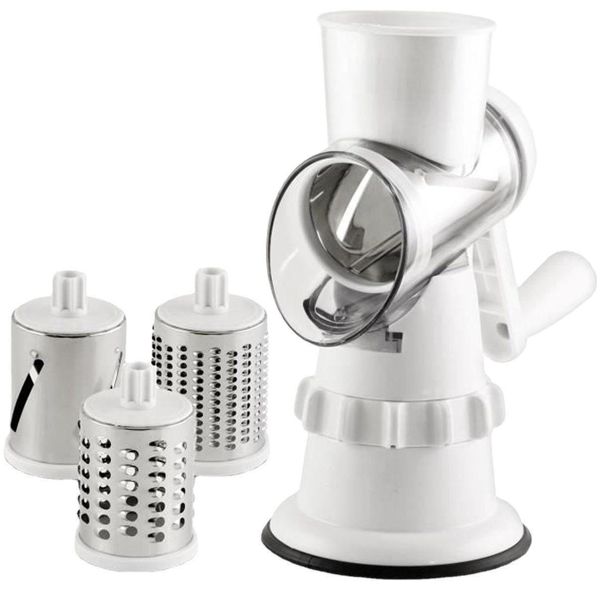 3 In 1 Vegetable Slicer & Grater For With Vacuum Suction Holding