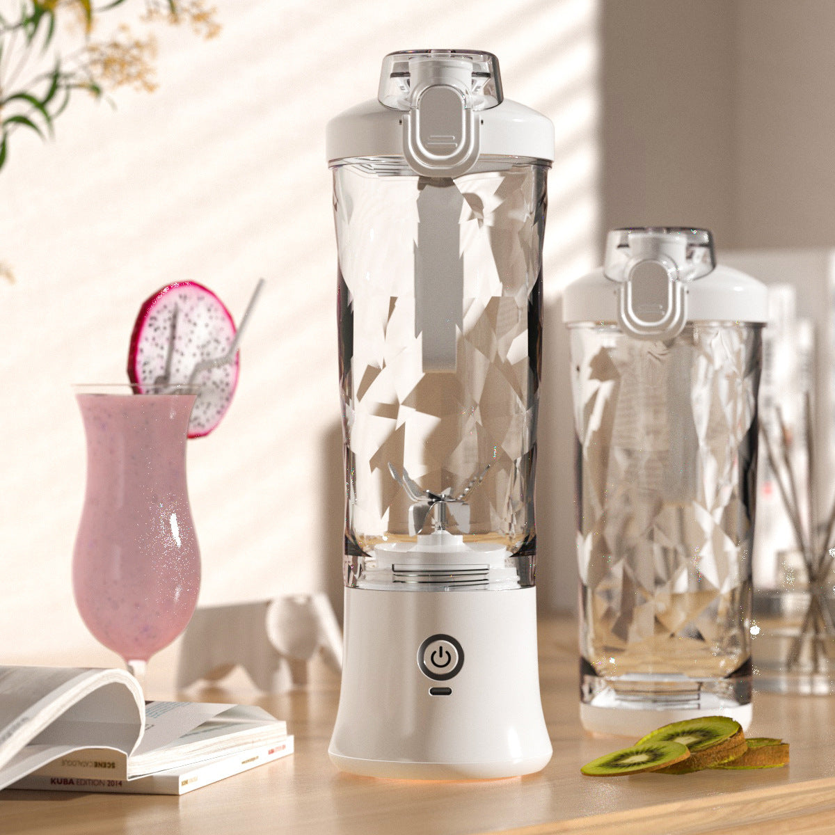 Versatile Design Portable Juice Blender For Shakes And Smoothies With 6 Blade Mini Blender Kitchen Essentials