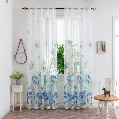 Modern Mesh Bedroom Light Transmission Decorative Curtain