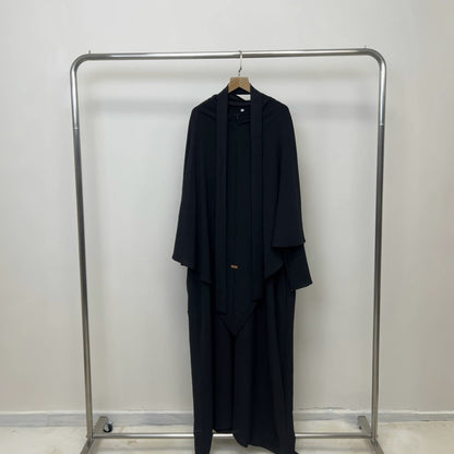 Iranian Two-piece Headscarf & Abaya (Burkha,kaftan) For Women