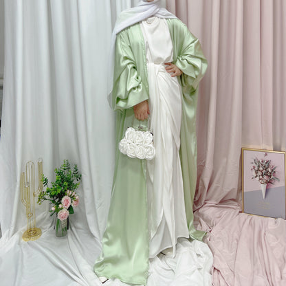 luxurious Puff Sleeve Middle-East  Abaya (Burkha,kaftans) For Women