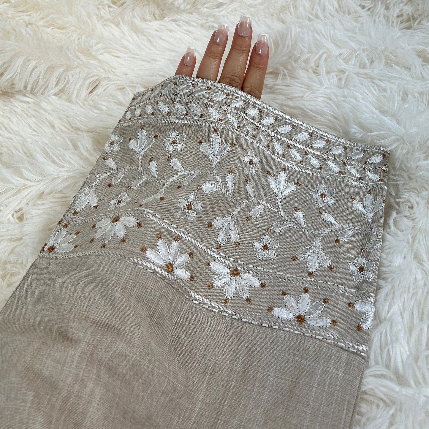 Vintage Middle-East Turkey Embroidered Elegant Abaya (Burkha,kaftans) For Women