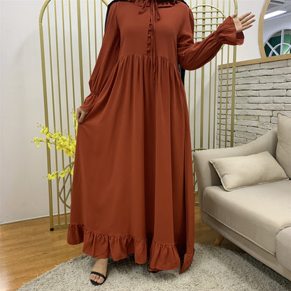 Versatile & Modern Middle-East Solid Color  Abaya (Burkha,kaftan) For Women