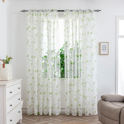 Modern Mesh Bedroom Light Transmission Decorative Curtain
